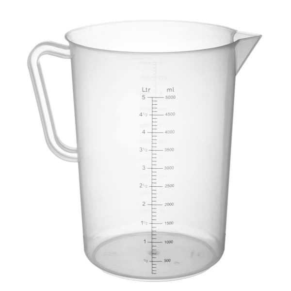 Matmätkopp med gradering gjord av polypropen, 5 l - Hendi 567500