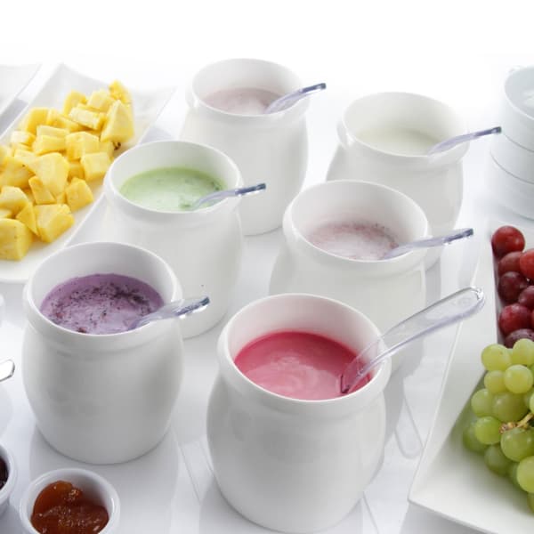 Porcelænssovsekande lavet af hvidt porcelæn 1L - Hendi 785010