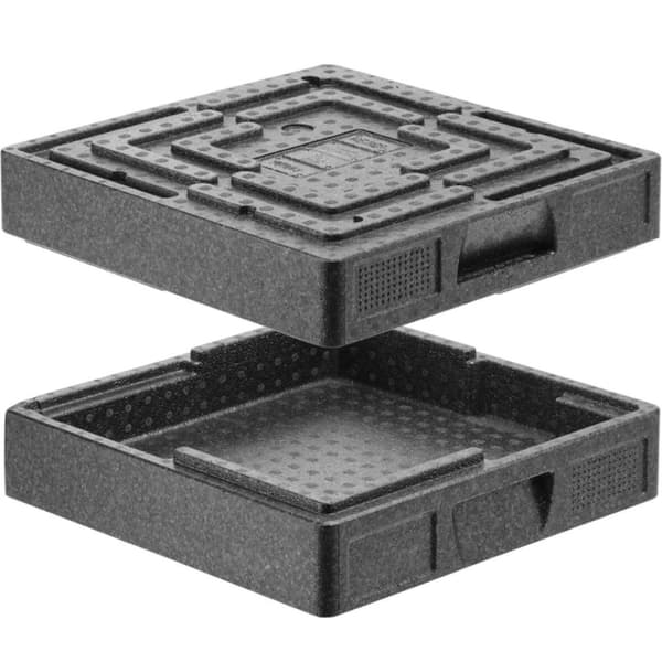 Termisk cateringbehållare för transport av mat SALTO, intern. 35x35x4,5cm 5L