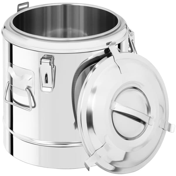 Catering termospullo hanalla juomien kuljetukseen, teräs, 12L