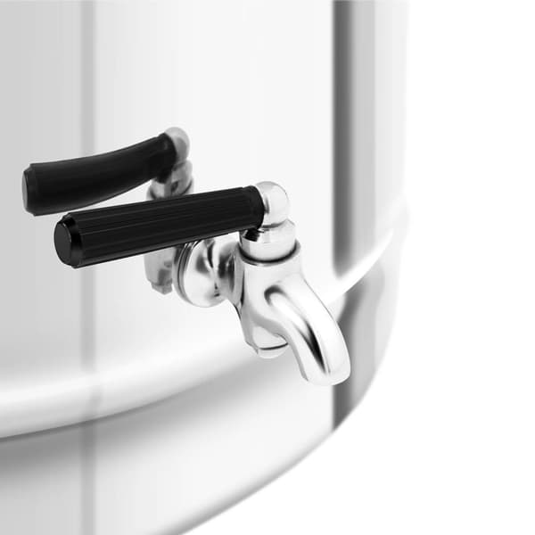 Catering termos med kran för transport av drycker, stål, 40L
