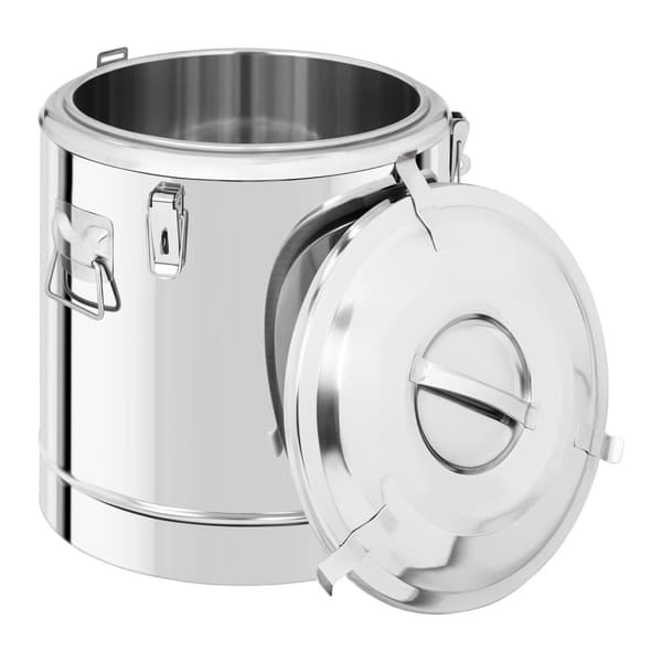 Catering termos med kran för transport av drycker, stål, 40L