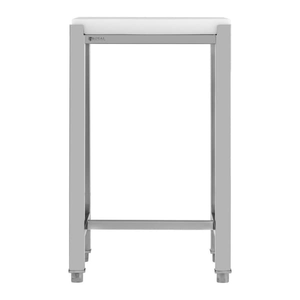Slaktblock av polyeten på stålbotten 40 x 50 x 86,5 cm