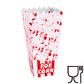 Miniatyrbild 2 av 3: Kartong för PopCorn 7x22x10,5cm STOR 1,7L 100 st.