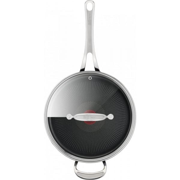 Tefal Jamie Oliver Cook's Classics HA-grytan med glaslock 26 cm/4,1 L, svart