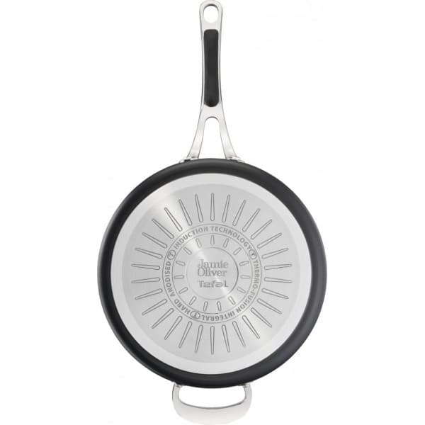 Tefal Jamie Oliver Cook's Classics HA-grytan med glaslock 26 cm/4,1 L, svart