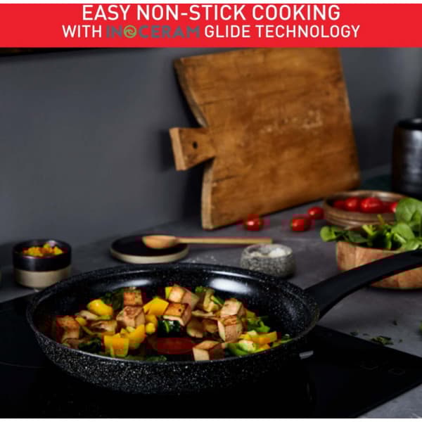 Tefal Intens'Ceram stegepande 28 cm, sort