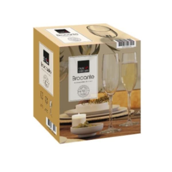 Champagneglas Royal Leerdam Brocante 210 ml champagne 6 Delar (6 antal)