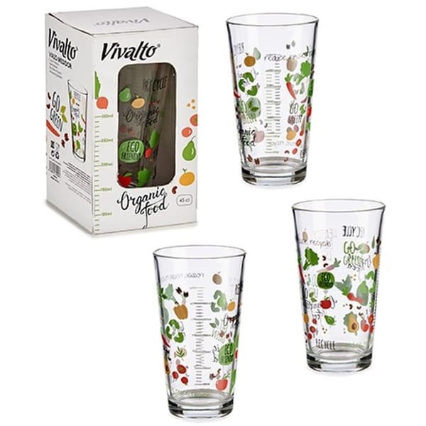 Mätbehållare Vivalto Organic Glas 456 ml (36 antal)