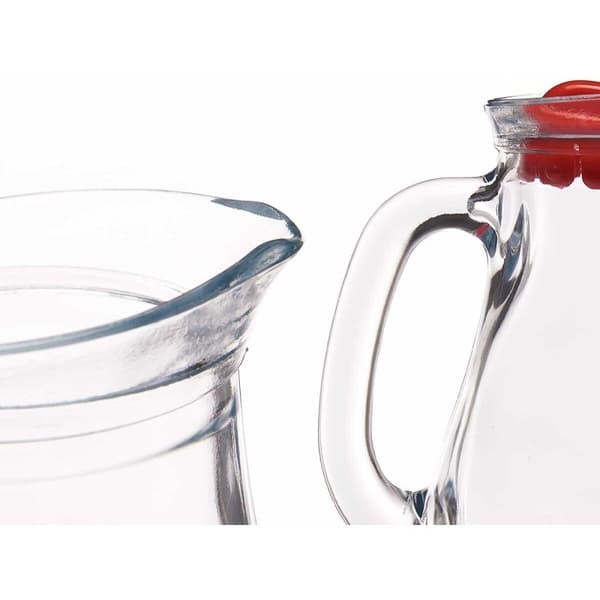 Kanna Pasabahce Bistro Röd Transparent Glas Plast 1 L