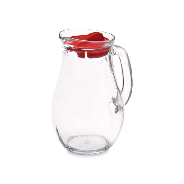 Kanna Pasabahce Bistro Röd Transparent Glas Plast 1 L