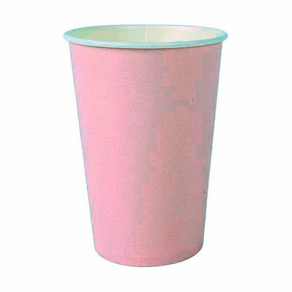 Glasset Algon Engångsanvändning Papp Rosa 20 Delar 220 ml (20 antal)