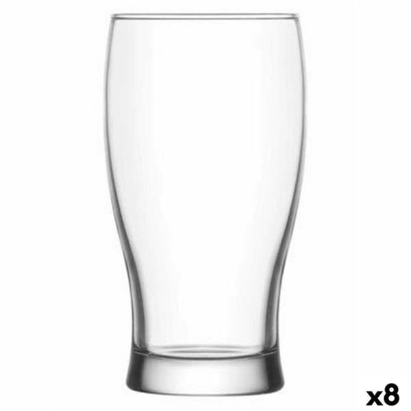 Ölglas LAV Belek Transparent Glas 6 Delar (8 antal) (375 cc)