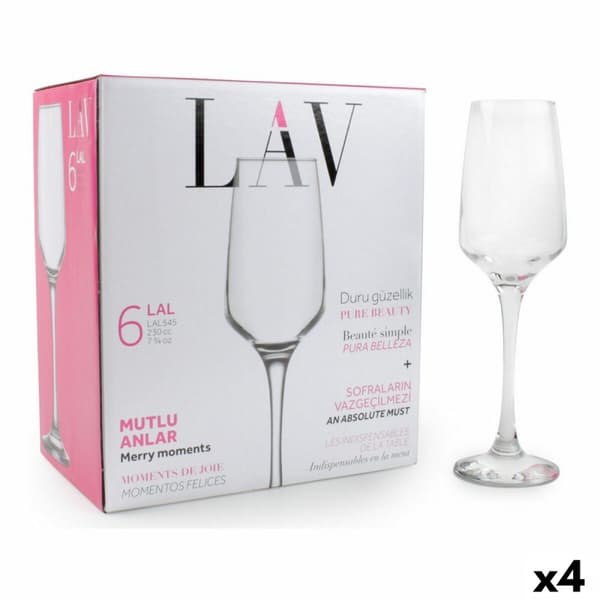 Champagneglas LAV Lal 6 Delar (4 antal)