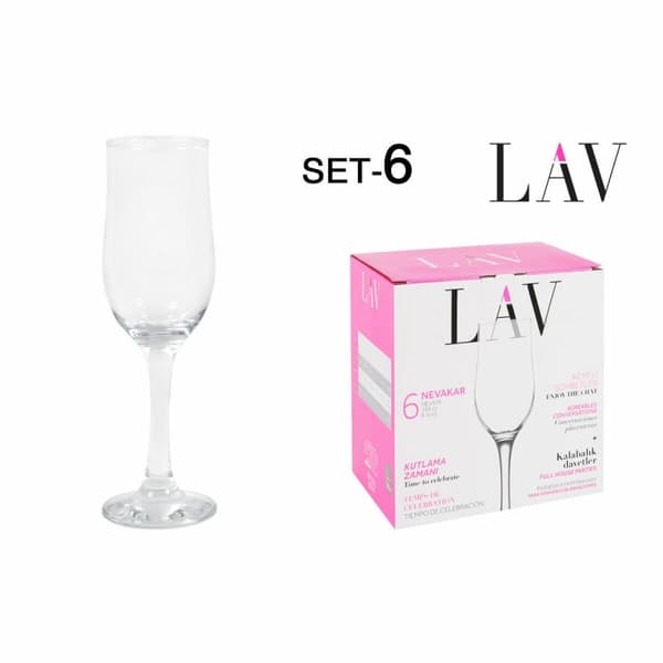 Champagneglas LAV Nevakar 4 antal