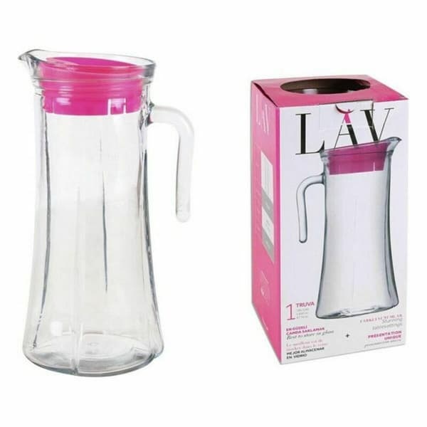 Genomskinlig glaskaraff LAV LV-TRU140 PK0001RP (6 antal) (1400 ml)