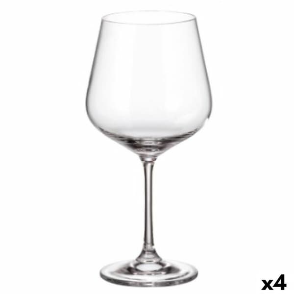 Set med vinglas Bohemia Crystal Sira 600 ml 6 Delar (6 antal) (4 antal)