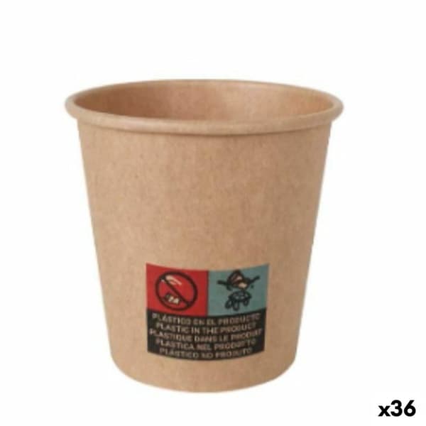 Glasset Algon Papp Engångsanvändning 36 antal 120 ml (50 Delar)