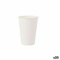 Miniatyrbild 1 av 2: Glasset Algon Papp Vit 45 Delar 220 ml (20 antal)