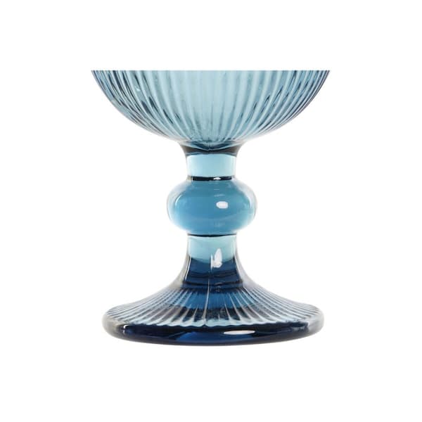 Glasset DKD Home Decor Blå Glas 240 ml