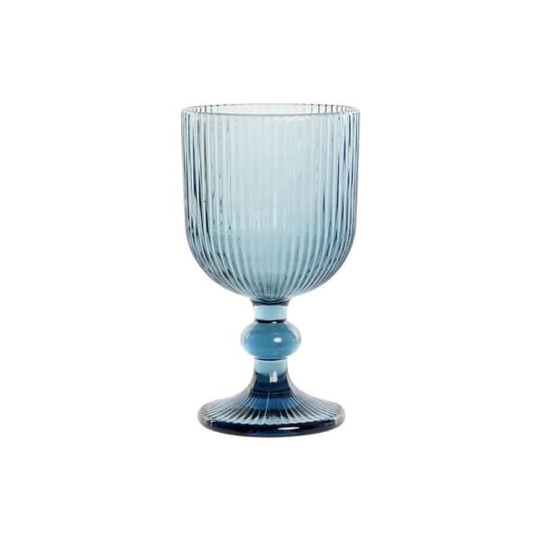 Glasset DKD Home Decor Blå Glas 240 ml