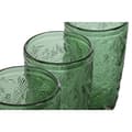 Miniatyrbild 3 av 3: Glasset Home ESPRIT Grön Glas Med relief 370 ml (6 antal)