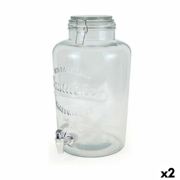 Dryckdispenser La Mediterránea Kran Glas 8 L (2 antal)