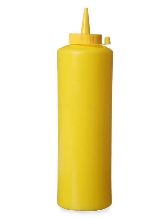 Dispenserbehållare för kalla såser 0,7l. gul - Hendi 557907