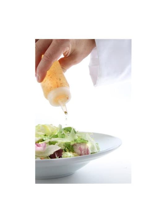 Dispenserbeholder til kolde saucer 0,7l. gennemsigtig - Hendi 557921