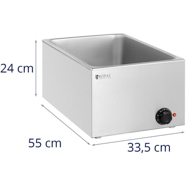 Bain marie sähkölämmitin GN 1/1 -konteille 640 W