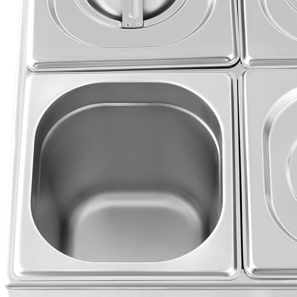 Bain-marie elvarmer 6 x GN 1/6 640 W