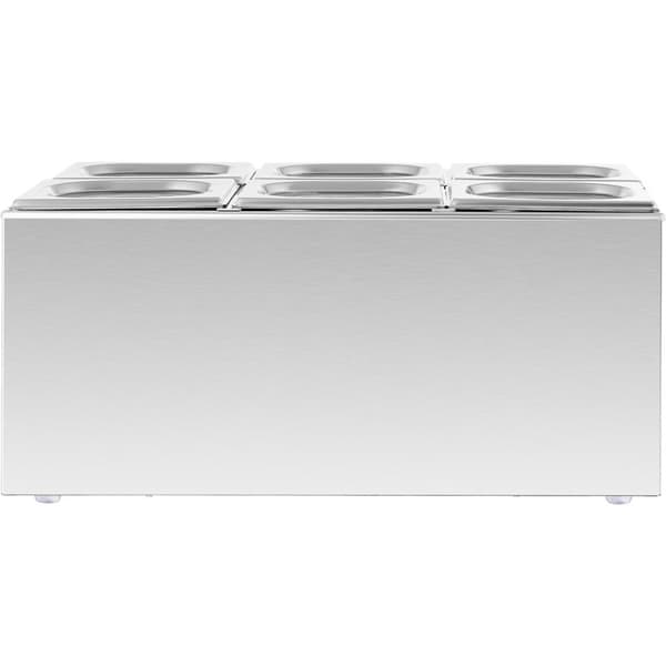Bain-marie elvarmer 6 x GN 1/6 640 W