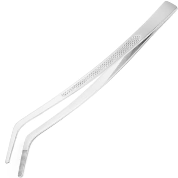 Kaarevat profiloidut keittiöpinsetit 240 mm - Hendi 680186