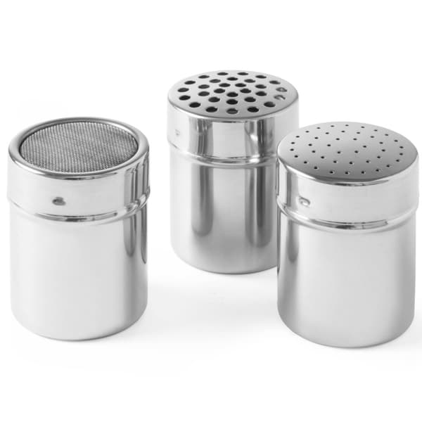 Köksautomat pepparshaker saltkar rostfritt stål dia. 55 mm höjd 75 mm - Hendi 631201