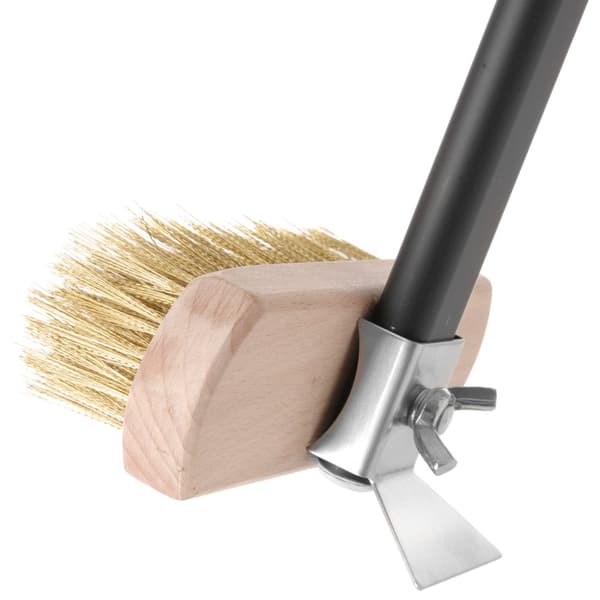 Pizzaugnsrengöringsborste med kopparborst, längd 1320 mm - Hendi 525593