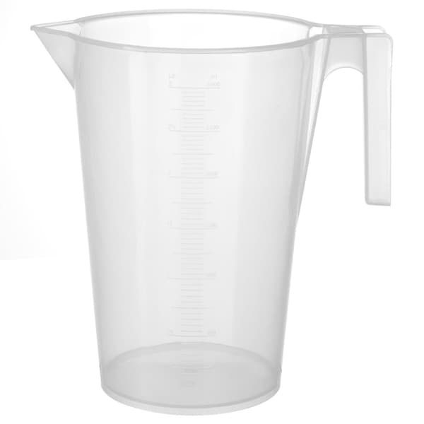 Keittiön mittakannu ja mittakuppi polypropeenista, pinottava 3L - HENDI 567845