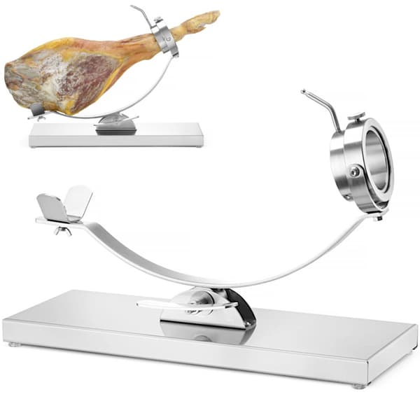 Teline jamon serrano -kinkun kypsytykseen, teräs, 595 x 215 x 300 mm