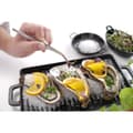 Miniatyrbillede 2 af 2: Buet pincet til dekoration af mad, der drejer 240 mm Hendi 680063