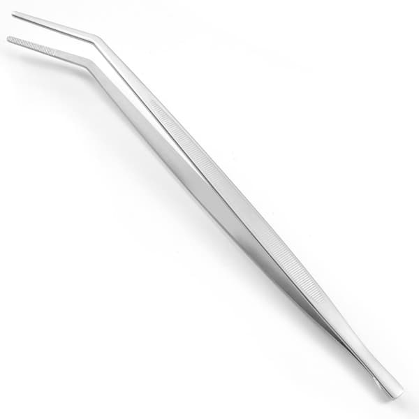 Buet pincet til dekoration af mad, der drejer 240 mm Hendi 680063