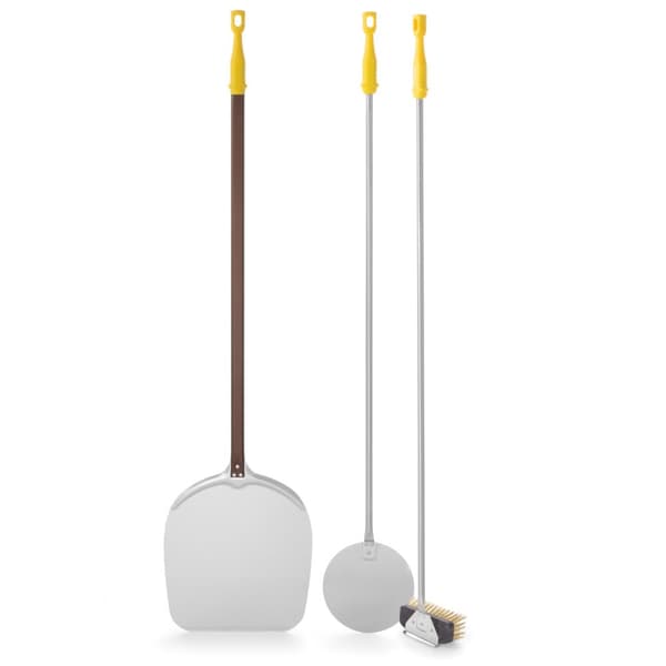 Ugnsborsteset aluminiumspade för svarvning av pizza Venezia 1350mm 3 st Lilly Codroipo Hendi 617748