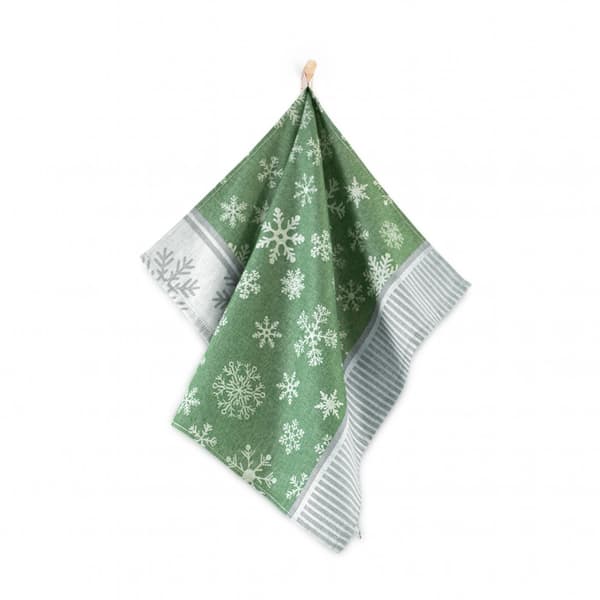 Snö köksduk 50x70 grön