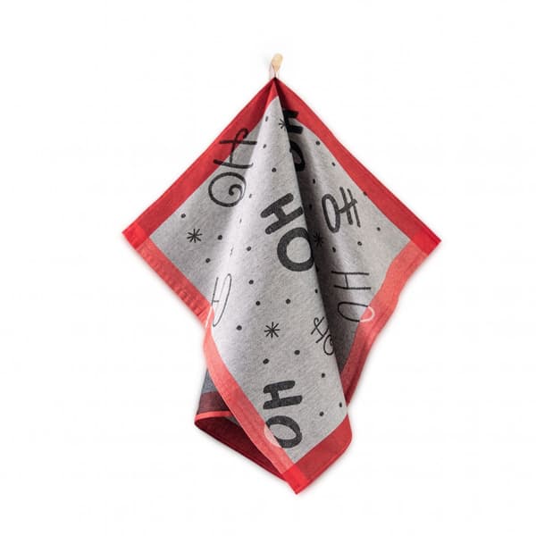 HO HO HO keittiöliina 50x70 punainen