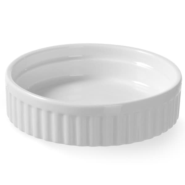 Bakskål för bakning upp till 600C, porslin, diameter. 120 mm höjd 55 mm - Hendi 783177