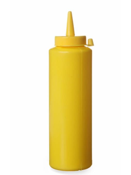 Annostelija kylmäkastikkeille 0,2l. keltainen - Hendi 558003