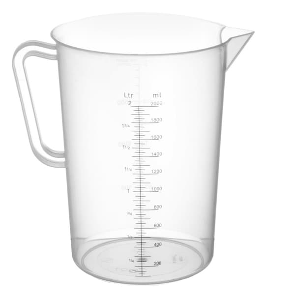 Matmätkopp med gradering gjord av polypropen, 2 l - Hendi 567302