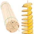 Pikkukuva 1 / 3: Pyökkipuiset tikut kierretyille perunaperunoille 45cm/4mm 100 kpl