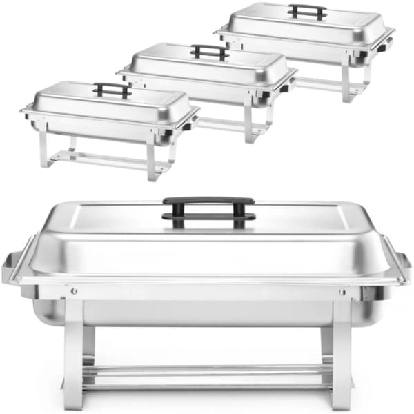 Buffet bain-marie-ruoanlämmitin tahnalle GN 1/1 TERÄS - SETTI 4 kpl.