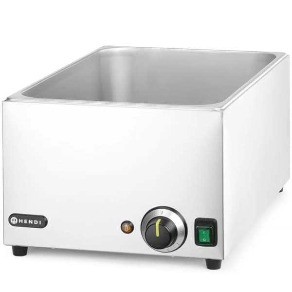 Bain marie madvarmer 3x GN 1/3 100 mm med låg 1000 W