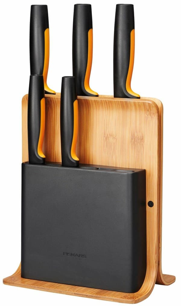 FISKARS 5 VEITTÄ TOIMIVASSA BAMBUBLOCKISSA