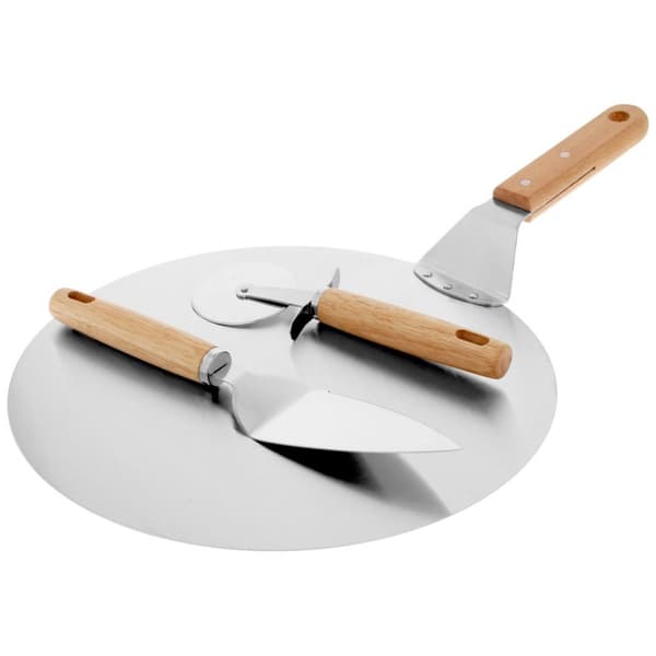 PIZZA SERVERINGSSET 3 delar BRUNBESTE BB-2935